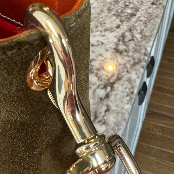 Dooney & Bourke Suede Brynn Olive - Picture 14 of 14